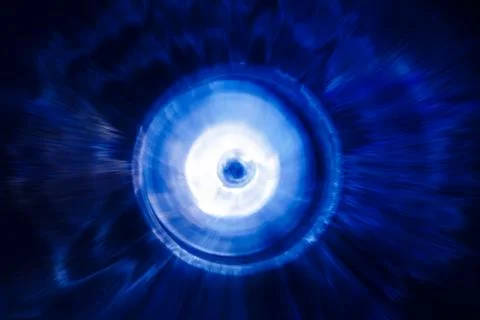Sound waves in the dark Stock Photos