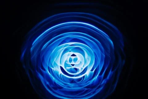 Sound waves in the dark Stock Photos
