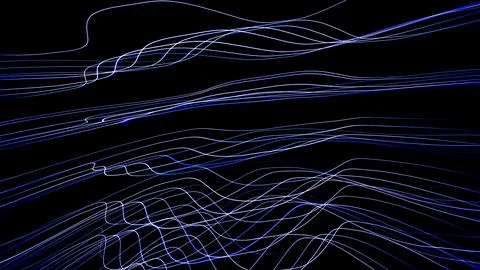 Sound waves in the dark Stock Photos