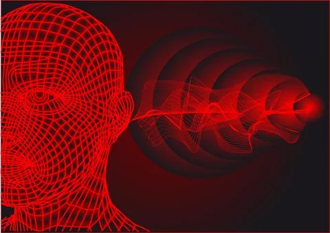 Sound waves Stock Illustration