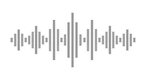 Sound waves Stock Illustration