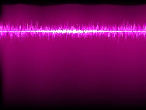 Sound waves oscillating on white background. EPS 8 Stock Illustration
