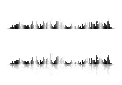 Sound waves vector icon illustration Stock Illustration