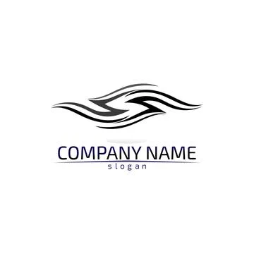 Sound waves vector illustration design template Stock Illustration