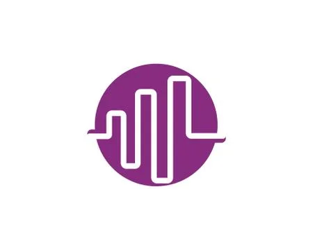 Sound waves vector illustration Stock Illustration