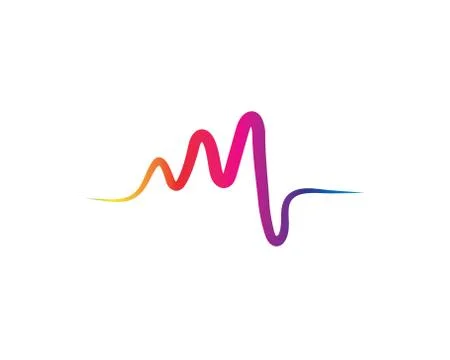Sound waves vector illustration Stock-Illustration