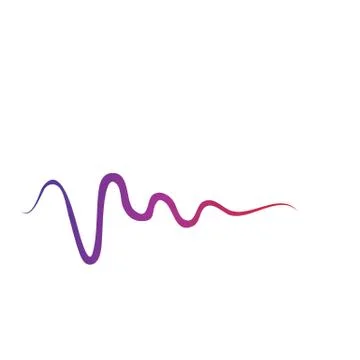 Sound waves vector illustration Stock Illustration