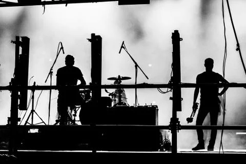 Soundcheck. Stock Photos