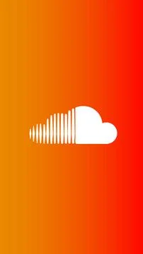 SoundCloud logo sign symbol vector. Mobile apps online service icon. 스톡 일러스트