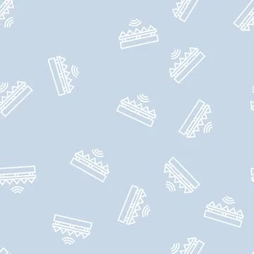 Soundproof layer line seamless pattern Stockillustratie