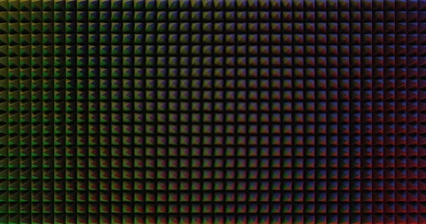 Soundproof Wall with Colored Lights (2160p 23.976) Stock Footage 140465427