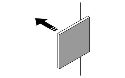Soundproof walls and panels: Examples of noise reduction measures for renta.. Stock Illustration