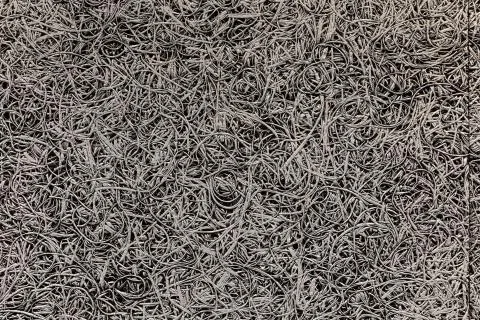 Soundproofing decorative panel closeup. Foto stock