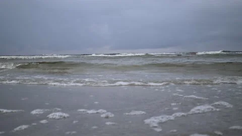 Sounds of the sea and waves Stock Footage 211680873