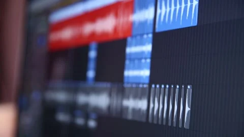 Soundtrack on the screen 11 Video stock 308102947