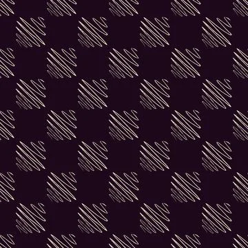 Soundwave seamless pattern. Curve waves background. Stock Illustration