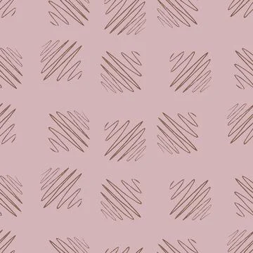 Soundwave seamless pattern. Curve waves background. Stock Illustration