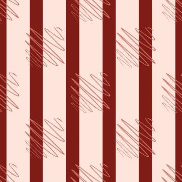 Soundwave seamless pattern. Curve waves background. 스톡 일러스트