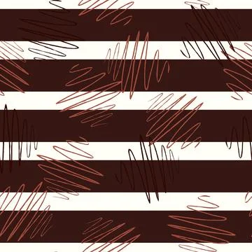 Soundwave seamless pattern. Curve waves background. 스톡 일러스트