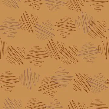 Soundwave seamless pattern. Curve waves background. 스톡 일러스트