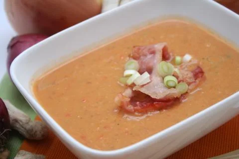 Soup of beans Stock Photos