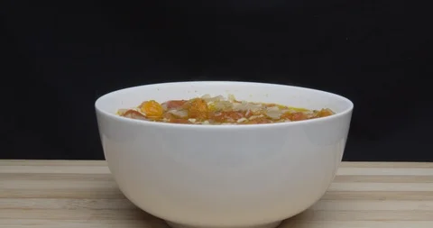 Soup bowl Stock Footage 115099260
