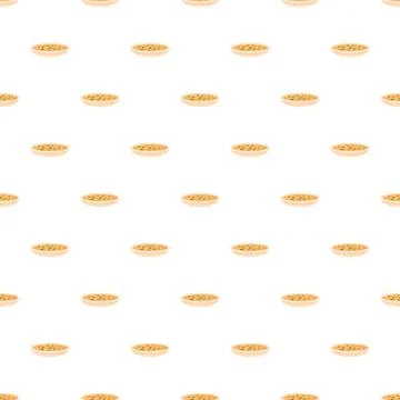 Soup bowls seamless pattern for restaurant menu design Stock Illustration