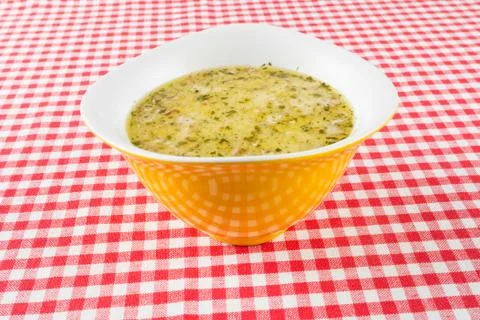 Soup broth Stock Photos
