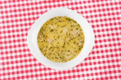 Soup broth Stock Photos