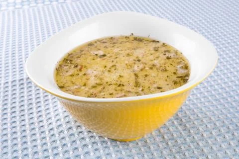 Soup broth Stock Photos