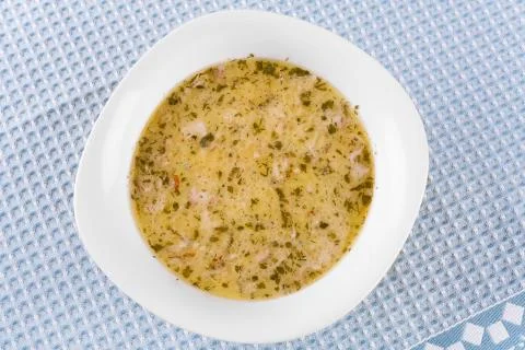 Soup broth Stock Photos