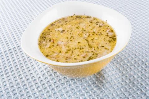 Soup broth Stock Photos