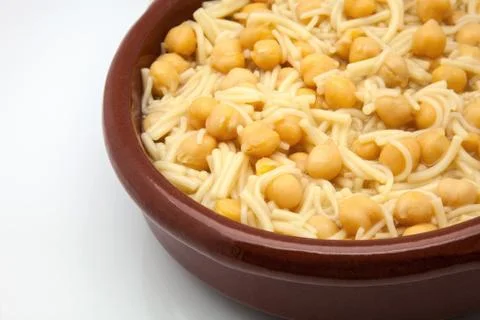 Soup of chick-peas Stock Photos