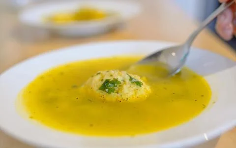 Soup with dumplings Free Stock Photos