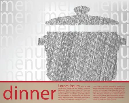 Soup illustration Stock Illustration