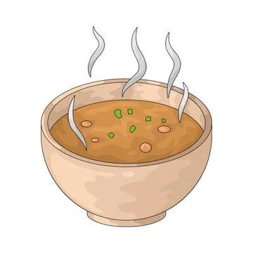 Soup illustration Stock Illustration