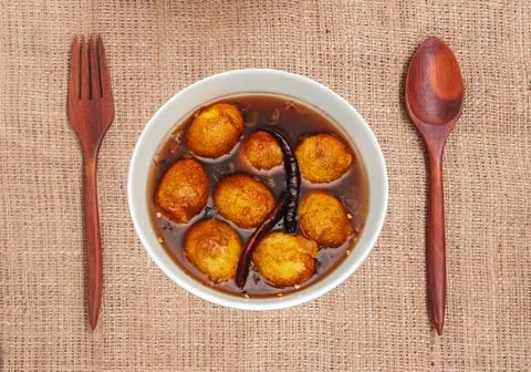 Soup made from egg Stock Photos