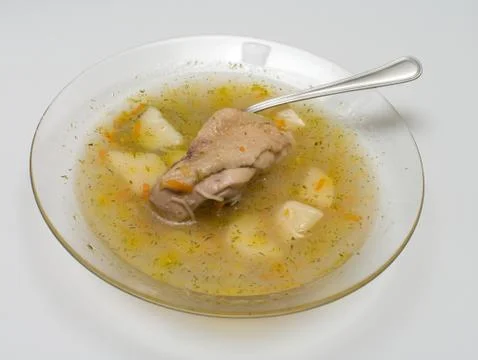 Soup plate. Stock Photos