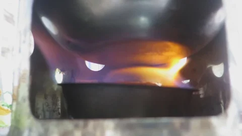 Soup pot on the fire Stock Footage 70686223