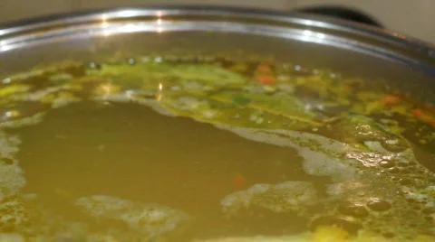 Soup preparation. Stock Footage 568183