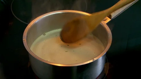 Soup preparation Stock Footage 107321337