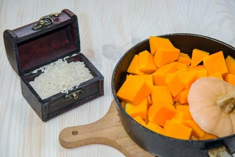 Soup pumpkin Foto stock