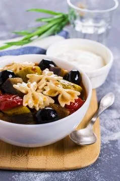 Soup with vegetables Stock Photos
