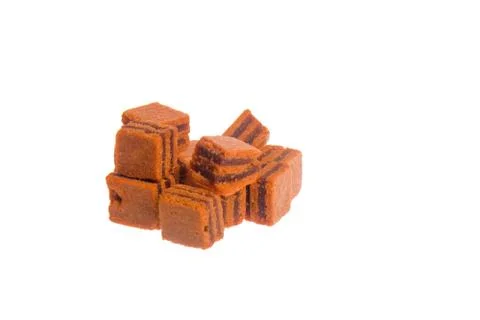 Sour biscuit isolate on white background Stock Photos