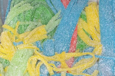 Sour candy assortment. Foto stock