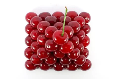 Sour cherries Stock Photos