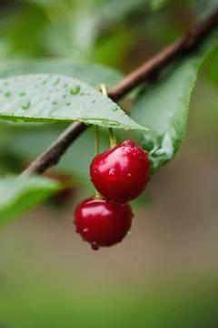 Sour Cherry Stock Photos