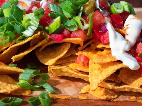 Sour cream chips Stock Photos