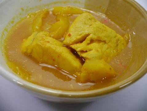 Sour fish soup made of tamarind paste Stock Photos