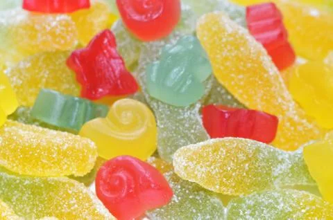 Sour jelly candy Stock Photos